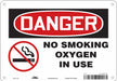 Safety Sign 7 inx10 in Polyethylene