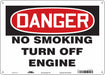 J8451 Safety Sign 10 in x 14 in Polyethylene