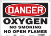 Safety Sign 10 inx14 in Polyethylene