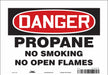 Safety Sign 7 inx10 in Vinyl