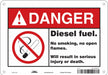 Safety Sign 7 in x 10 in Polyethylene