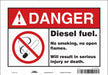 Safety Sign 7 inx10 in Vinyl