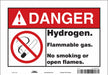 Safety Sign 7 in x 10 in Vinyl