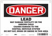 Safety Sign 7 inx10 in Polyethylene