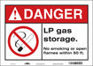 Safety Sign 10 in x 14 in Vinyl