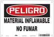 Safety Sign 7 inx10 in Polyethylene