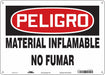 Safety Sign 10 in x 14 in Polyethylene