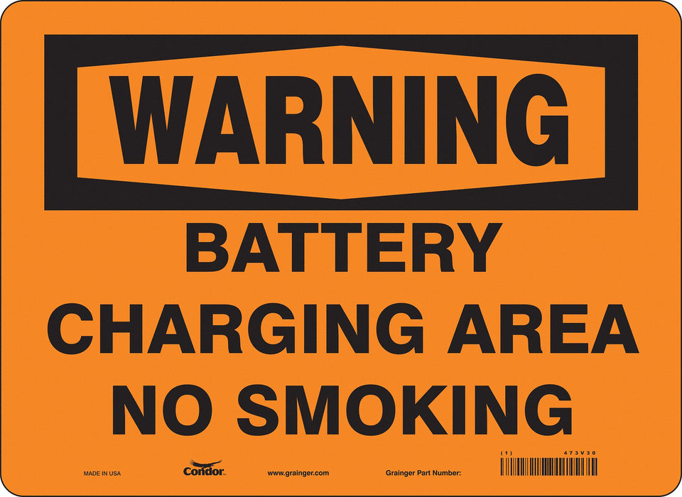 Safety Sign 10 in x 14 in Vinyl