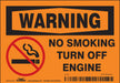 Safety Sign 3.5in x 5in Vinyl