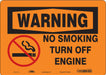 Safety Sign 10 in x 14 in Vinyl