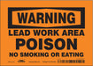 Safety Sign 5 in x 7 in Vinyl