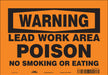 Safety Sign 7 inx10 in Vinyl