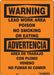 Safety Sign 14 in x 10 in Polyethylene