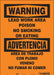 Safety Sign 14 in x 10 in Vinyl