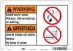 Safety Sign 7 in x 10 in Aluminum