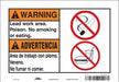 Safety Sign 7 in x 10 in Vinyl