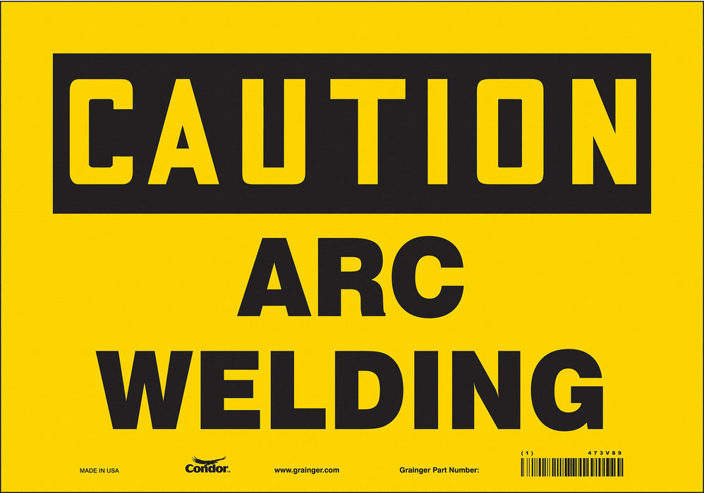 Safety Sign 7 in x 10 in Vinyl