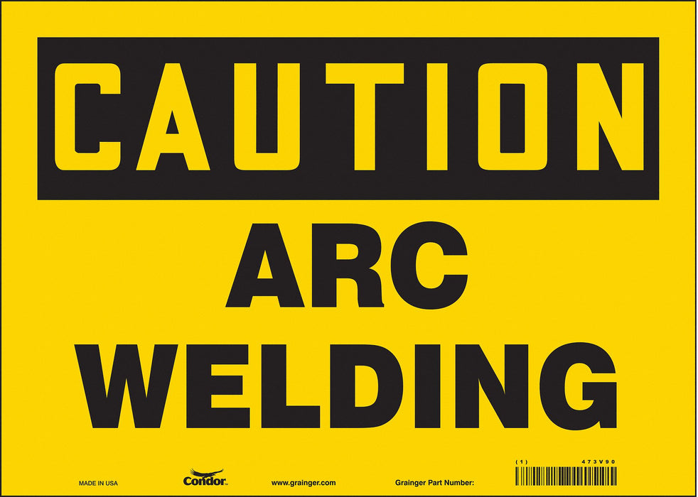 Safety Sign 10 inx14 in Vinyl