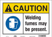 Safety Sign 10 inx14 in Vinyl