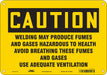 Safety Sign 7 inx10 in Polyethylene
