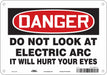 Safety Sign 7 inx10 in Polyethylene