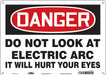 Safety Sign 10 in x 14 in Polyethylene