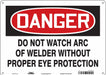 Safety Sign 10 inx14 in Aluminum