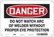 Safety Sign 7 inx10 in Polyethylene