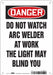 Safety Sign 10 inx7 in Polyethylene