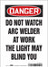 Safety Sign 10 inx7 in Vinyl