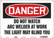 Safety Sign 10 in x 14 in Aluminum