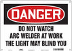 Safety Sign 10 inx14 in Polyethylene