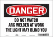 Safety Sign 7 inx10 in Vinyl