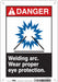 Safety Sign 10 in x 7 in Aluminum