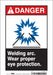 Safety Sign 10 inx7 in Vinyl