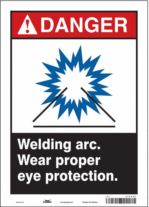 Safety Sign 14 inx10 in Vinyl