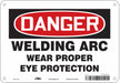 Safety Sign 7 inx10 in Polyethylene