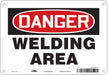 Safety Sign 7 inx10 in Polyethylene