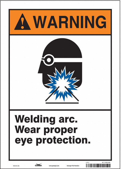 Safety Sign 14 inx10 in Vinyl