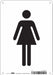 Safety Sign 10 in x 7 in Polyethylene