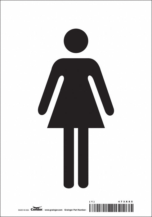 Safety Sign 10 in x 7 in Vinyl