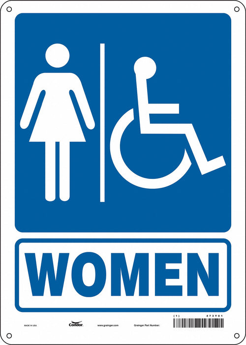 Safety Sign 14 in x 10 in Aluminum