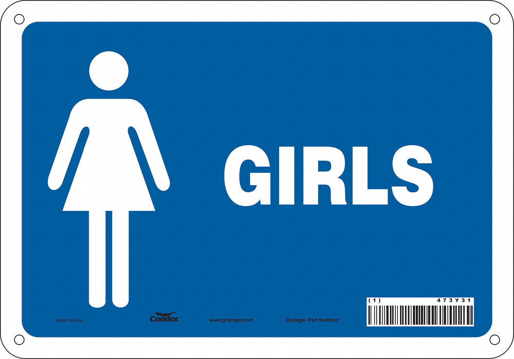 Safety Sign 7 in x 10 in Polyethylene