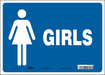 Safety Sign 10 in x 14 in Vinyl