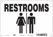 Safety Sign 7 in x 10 in Aluminum