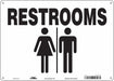 Safety Sign 10 in x 14 in Polyethylene