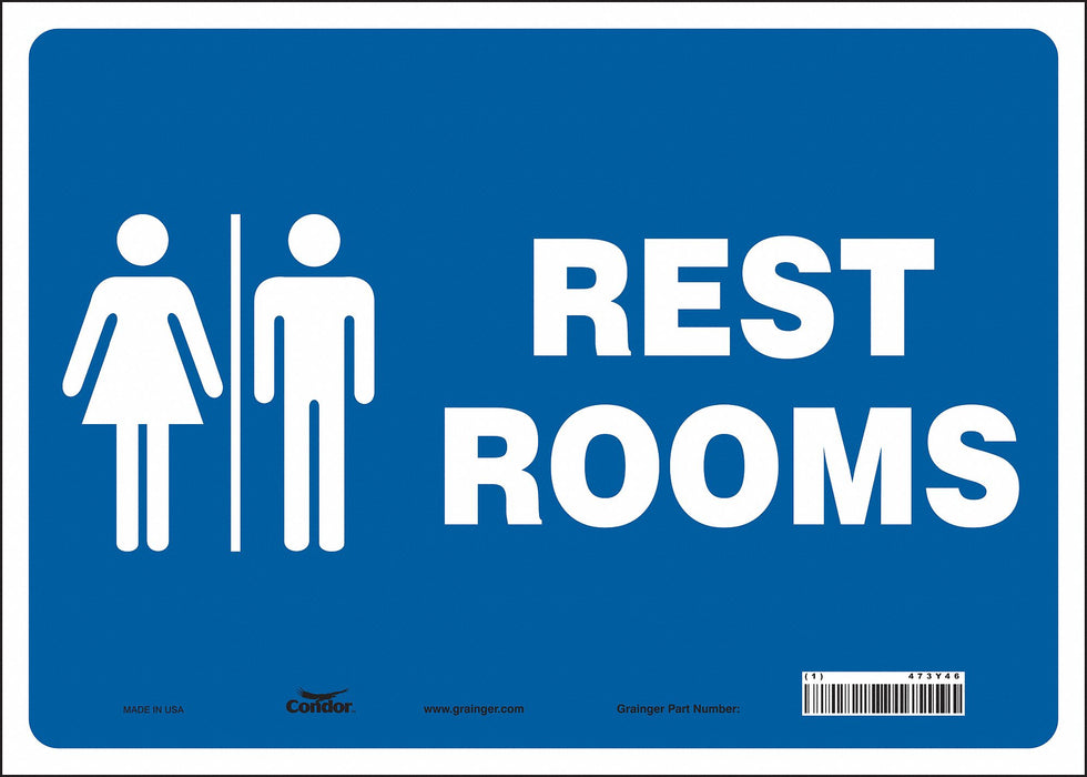 K1068 Safety Sign 10 in x 14 in Vinyl