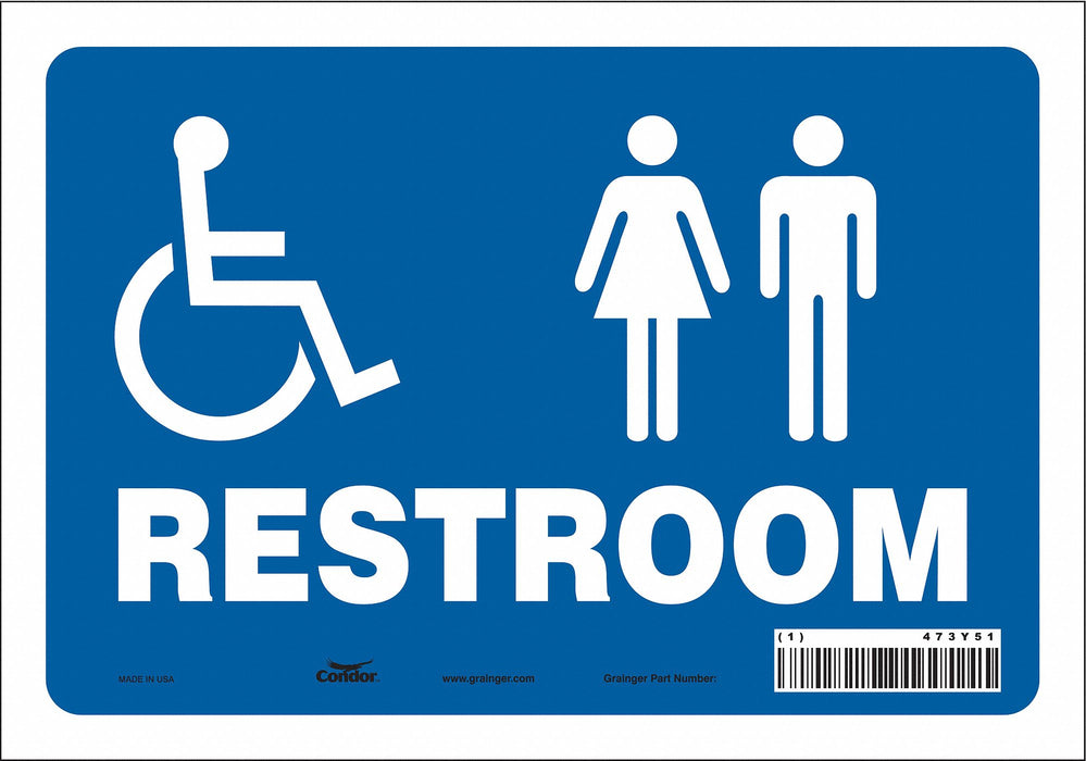 Safety Sign 7 in x 10 in Vinyl