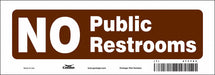 Safety Sign 3 1/2 in x 10 in Vinyl