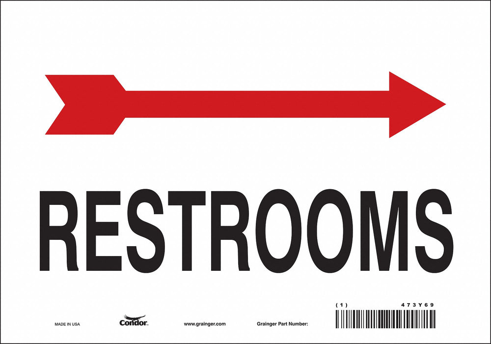 Safety Sign 7 in x 10 in Vinyl